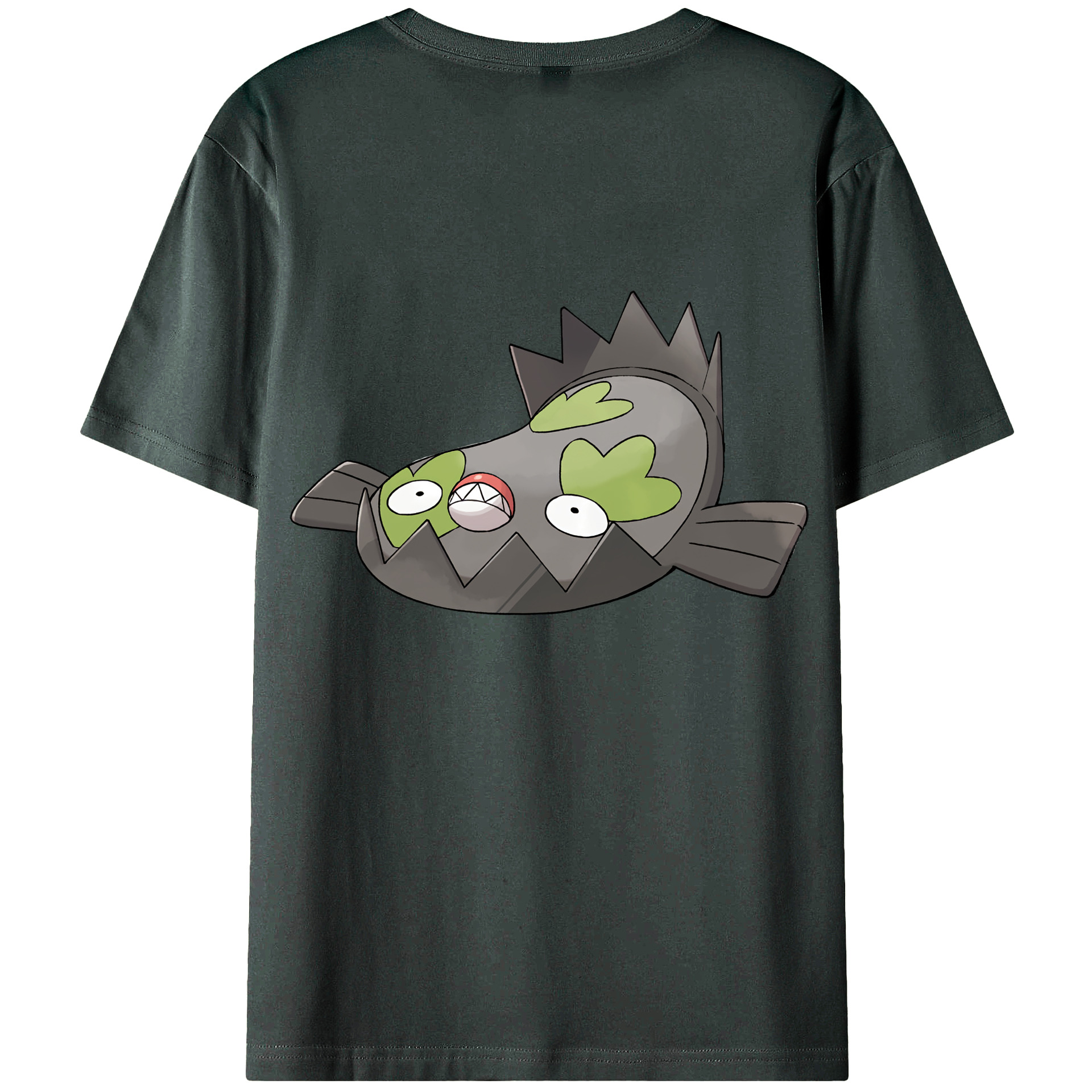 （画像用） ポケットモンスター Pokémon 綿100％ メンズ半袖Tシャツ（バックプリント） 通気性